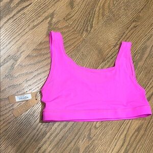 SKIMS Neon Pink Large L limited edition bra